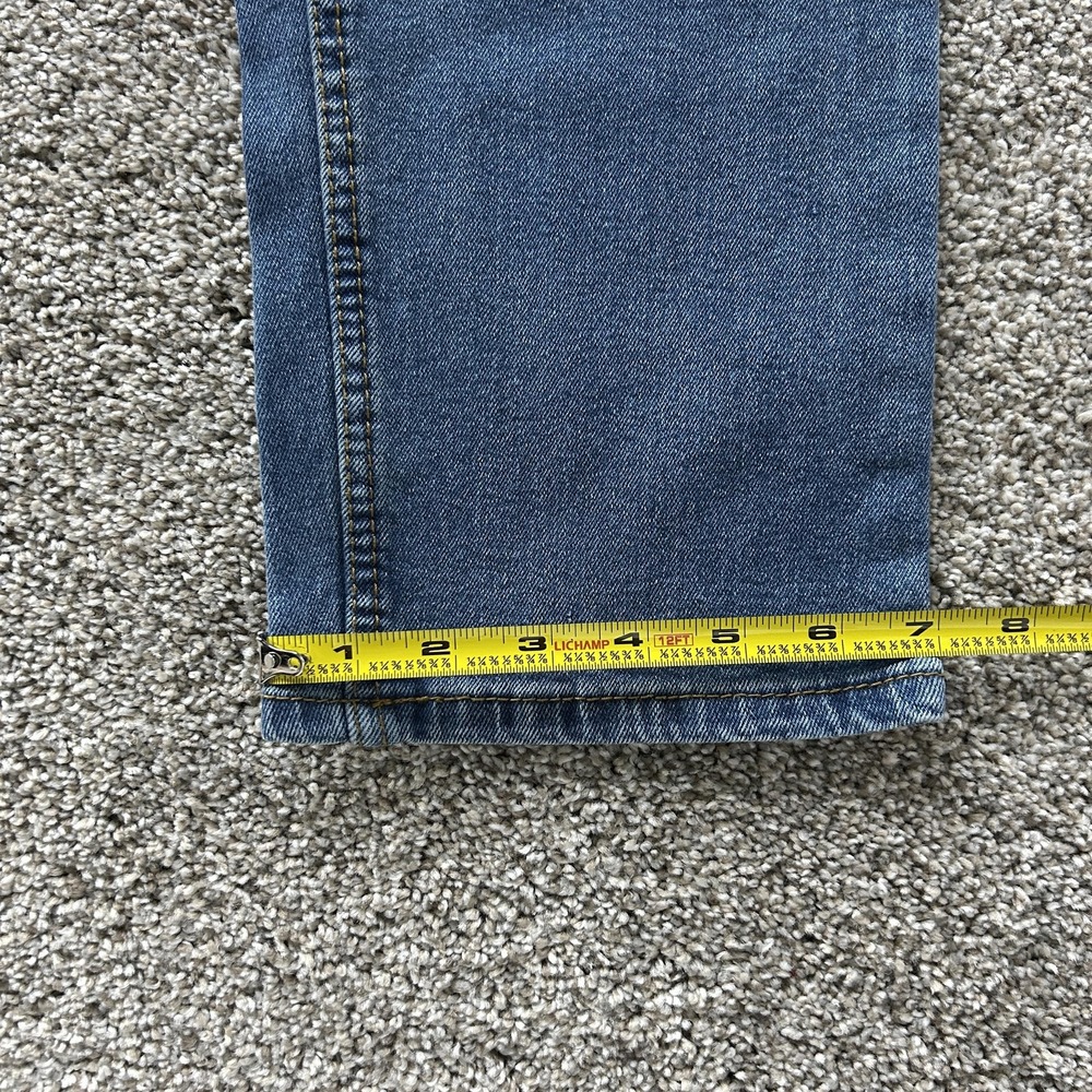 Architect Jeans Mens 30x32 Medium Wash Blue Denim Regular Straight Stretch Pants - Picture 10 of 11